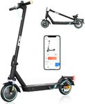 RCB R17 Electric Scooter, Max 25 km/h, 350W Motor, 8.5'' Solid Tires, APP Control, Max Load 120 kg, 3 Speed Modes Foldable Electric Scooter, Double Brake, Double Shock Absorbers