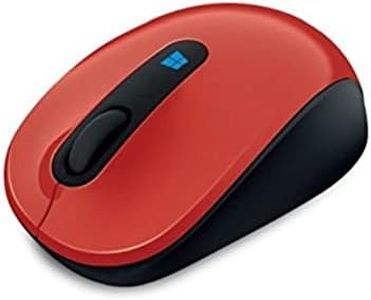 Microsoft Sculpt Mobile Mouse, Wireless USB - Flame Red