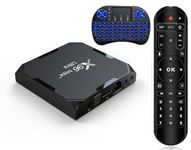 4GB 64GB X96 Max Plus Ultra TV Box Android 11 Amlogic S905X4 2.4G 5G Dual WiFi BT4.0 Support AV1 H.265 8K HDR Set Top Box with i8 Keyboard