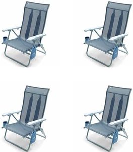 Shibumi Shade | Portable Beach Chair for Adults | Anti-Rust Marine Grade Frame | 300lb Capacity | Padded Backpack Straps | Weighs 8 Pounds | Breathable Fabric