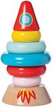 Manhattan Toy Stacker Rocket Baby and Toddler 7 Piece Magnetic Wooden Stacking Toy Set