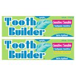 Squigle Tooth Builder Toothpaste: 36% Xylitol. Fluoride & SLS Free. Stops Tooth Sensitivity. Prevents Canker Sores, Bad Breath, Perioral Dermatitis, Chapped Lips. Soothes, Protects Dry Mouths(2 Pack)