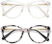 AMOMOMA Retro Round Reading Glasses