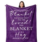 Yesbird Get Well Soon Gifts for Women, Gift for Women, Thinking of You Gifts, Inspirational Gifts Blanket 150X130CM, Friendship Gifts, Cheer up Gifts, Feel Better Gifts, Hug/Healing Blanket for Women