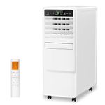 Tanoxo 12,000 BTU Portable Air Conditioner with Digital Display, LED Temperature Control, White