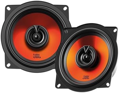 JBL Stage1 GEN2 52F – 5.25 Inch (130mm) 2-Way Coaxial Car Speakers – 40W RMS – 210W Peak – Compact Size – OEM Replacement & Car Audio Upgrade – No Grille – Easy Install Audio – Pair
