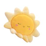 Garneck 1pc Sun Pillow Rainbow Pillow Cloud Pillow Shaped Pillows Decorative Kids Cute Nursery Pillow Cloud Sun Soft Decor Stuffed Pillow for Baby, Bedroom Decorations