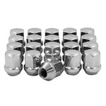 Wheel Accessories Parts 20 Pcs 14mm 1.50 14x1.50 Thread 6509873AA | 611-331 1.40" Long OEM Style Lug Nuts Chrome 7/8" Hex Fits Fits Chrysler 300 | Dodge Challenger | Dodge Charger| Dodge Magnum