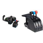 Logitech G PRO Flight Yoke System and Saitek PRO Flight Throttle Quadrant (G923)