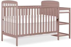 Dream On Me Anna 3-in-1 Convertible Crib and Changer, GREENGUARD Gold