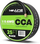 1/0 Gauge Wire - 25ft Black | 1/0 G