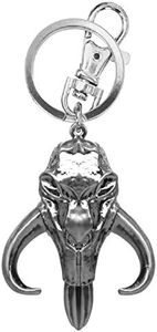 Star Wars The Mandalorian Mudhorn Skull Pewter Key Ring