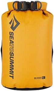 Sea to Summit Big River Dry Bag, Ultra-Durable Roll-Top Dry Storage, 8 Liter, Yellow