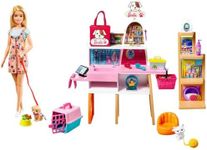 Barbie Doll (11.5-in Blonde) and Pe