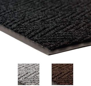 NoTrax 118 Arrow Trax Entrance Mat, for Main Entranceways and Heavy Traffic Areas, 3' Width x 5' Length x 38" Thickness, Charcoal