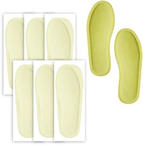 WORLD-BIO Kids Disposable Insole Foot Warmers 6 Pairs Value Pack - Provide 8 Plus Hour Heating, Long Lasting Safe Natural Odorless Air Activated Warm Pack