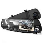 Pyle Dash Cam Rearview Mirror - 4.3