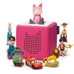 tonies Disney Ultimate bundle - 1 creative & 7 Frozen, Encanto, Baloo, Aladdin, Simba, Cars & Toy Story, Pink