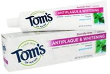 Tom's Of Maine Toms Of Maine Antiplaque And Whitening Natural Toothpaste Peppermint, Peppermint 5.5 Oz