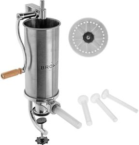 Browin 311008 Vertical Sausage Stuffer Machine 4 kg Stell Manual Sausage Filler