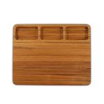 Utopia Choice Reversible Wooden Chopping Board | Vegetable Cutting Board| Premium Teak Wood| Finished with 100% German Food Contact-Safe Oil (Teakogram Collection)| 42L x 33W x 2.5Th cm(Extra Large)