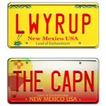 Celebrity Machines Breaking Bad | THE CAPN + LWYRUP | Metal Stamped License Plates