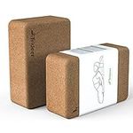 Trideer Cork Yoga Blocks, 2 Pack Yo