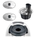 domiyomi Thermomixer Vegetable Cutter Blender Accessories Peeler for Thermomix T M5 T M6 Stainless Steel Multifunctional A+B Cutter