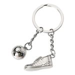 Soccer Keychain Gift for Boys Girls Soccer Lovers Players Birthday Gift for Son Daughter Soccer Ball Keychain for Backpack Soccer Shoe Key Chains for Boys Football Keychain for Coach Player