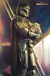 Trends International Star Wars: The Mandalorian - Held Wall Poster, Unframed Version, 22.375" x 34"