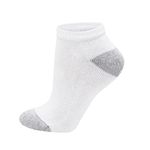 Hanes Womens Low Cut Socks, Pack Of 10 Dress & Casual, White, 5-9 US