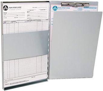 Westcott E-17004 00 Aluminium Form Holder Box, A4, Internal clipboard, laterally Opening