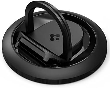 Spigen O-Mag Ring iPhone Magsafe Camera Webcam Mount for MacBook, Magnetic Phone Holder Grip Designed for MagSafe (MacBook Pro, Air, iPhone 14 Pro Max, 14 Pro, 14 Plus, 14, 13 and 12 Series) - Black