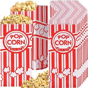 1000 Pieces Paper Popcorn Bags, 1 oz Popcorn Bags Individual Servings for Popcorn Machine Party, Pop Corn Bag Bulk