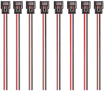 ENA Set of 8 Ignition Coil Female Connector Plug Harness Compatible with Ford Mercury Lincoln F150 F250 F350 Crown Victoria Expedition Explorer 4.6L 5.4L 5.8L 6.0L 6.8L 7.3L Replacement for HP4710