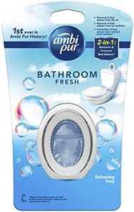 Ambi Pur Bathroom Fresh Refreshing Soap Air Freshener, 6 Milliliters