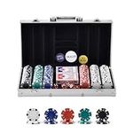 VEVOR Poker Chip Set, 300-Piece Pok