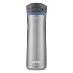 Contigo Jackson Chill 2.0 Water Bottle with AUTOPOP Lid | Stainless Steel Water Bottle, 20 oz., Blue Corn Lid