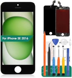 for iPhone SE 2016 Screen Replacement for iPhone SE A1662 LCD Digitizer Repair Kits for iPhone SE (2016) Touch Screen Display Assembly Replacement Black A1723 A1724