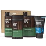 Every Man Jack Men’s Pacific Cypress Body Set - Bath and Body Gift Set with Clean Ingredients & A Conifer Branches, Sea Salt, and Citrus Scent - Round Out His Routine with Body Wash, 2-in-1 Shampoo, Deodorant & Face Wash