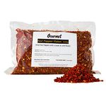 Go Gourmet Minced Red Pepper Flakes - Dehydrated Red Bell Peppers in 6-9mm Pieces - Easy Substitute for Fresh Peppers to Use in Soups, Casseroles and Stews - Sweet and Mild Flavour - 200g Bulk Bag