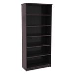 Alera ALEVA638232ES 31.75 in. x 14 in. x 80.25 in. Valencia Series 6-Shelf Bookcase - Espresso