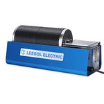 Leegol Electric Rotary Rock Tumbler - Double Drum 6LB Lapidary Polisher (Double Barrel)