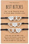 MANVEN Best Bitches Bestie Bracelet