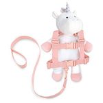 Travel Bug Toddler Unicorn 2-in-1 Safety Harness, White/Pink/Rainbow