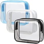 PACKISM Clear Toiletry Bag - 3 Pack