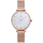 SHENGKE Creative Simplicity Women Watch Mesh Band Elegant Women Watches Ladies Business Wristwatch