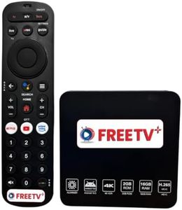 Free TV Plus HD Set Top Box with Over 100 FTA Channels Free Lifetime | Android TV Box