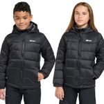 Berghaus Kids' Burham Insulated Jacket with Lightweight Insulation and Water Resistant Fabric, Kids' Winter Jacket, Kids' Hiking & Outdoor Recreation Clothing, Black, Age 5-6