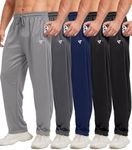 lomsoe 5 Pack Mens Sweatpants Open 